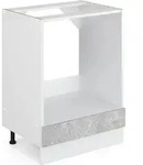 Vicco - Herdumbauschrank R-line, Beton, 60 Cm Ohne Arbeitsplatte