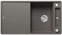 Blanco Einbausp&uuml;le Axia Iii 5 S-f Silgranit Mit Holzschneidbrett, Fl&auml;chenb&uuml;ndig
