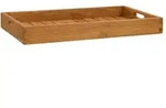 Prolenta Premium Serviertablett 60x35 Cm Massivholz Teak