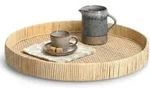 Deko-tablett Rattan, &Oslash; 40 Cm Zeller