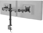 Monitorhalterung Vm-mf2 - 2 Monitore 13 - 27 Zoll Schwarz Hjh Office