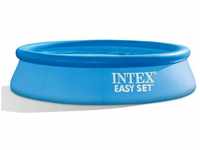 Runder aufblasbarer Pool Easy Set - Durchm. 2 -44 m Intex Blau