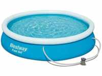 Pool Bestway Fast Set 366 cm x 76 cm mit Pumpe Planschbecken - blau