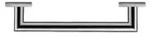 Karree Wannengriff, Chrom, 0099631000 - Duravit
