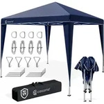 Deuba - Casaria&reg; Pavillon Capri 3x3m Pop-up Uv-schutz 50+ Wasserdicht Winterfest Mit