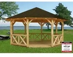 Gartenpavillon Betty 18,0 M2 Gartenpavillon Aus Holz, Gartenh&uuml;tte , Gartenlaube Mit