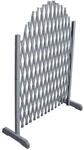 Rankgitter Massivholz Tanne 1,8x1 M Grau Vidaxl