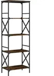 Vidaxl - B&uuml;cherregal 5 B&ouml;den R&auml;uchereiche 59x35x171 Cm Holzwerkstoff