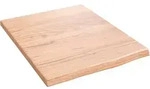Vidaxl Wall Shelf Light Brown 40x50x2 Cm Treated Solid Wood Oak