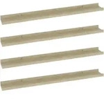 Wandregale 4 Stk. Sonoma-eiche 80x9x3 Cm Vidaxl