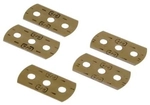 Xavax 5 Ersatzklingen Glasschaber F&uuml;r Glaskeramik, Bronze