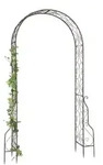 Dandibo - Rosenbogen Metall 254x159 Cm Braun 96025 Torbogen Gartentor Eisen Rankhilfe