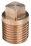 Viega Stopfen 3291 Mit Vierkant Ohne Rand, R 1", Rotguss