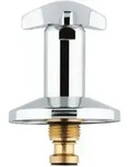 Oberteil, Dn 15, F&uuml;r Up-ventile Dn 15, Trecorn-griff, Schubrosette, Markierung Rot,