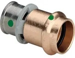 Viega - Sanpress &radic;&uacute;bergangsst&uuml;ck 317508 20 X 22 Mm, Mit Sc-contur, Rotguss