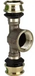 Viega - T-st&uuml;ck Mit Sc Raxofix 5317 In 25mm X Rp1/2 X 25mm Rotguss, 647148