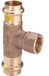 Profipress G T-st&uuml;ck 352721 22 Mm X Rp 1/2 X 22 Mm, Rotguss, Sc-contur, Mehrkant -