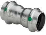 Sanpress Inox Muffe 436216 54mm, Stahl Nichtrostend, Sc-contur - Viega