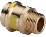 Viega - Sanpress &Uuml;bergangsst&uuml;ck 115340 42 Mm X R 1 1/2, Rotguss Oder