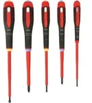 Ergo Elektriker Schraubendreher-set 5teilig Schlitz, Kreuzschlitz Pozidriv - Bahco