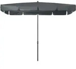 Doppler Sonnenschirm "sunline Waterproof Iii 260 X 150", 2,60 X 1,50 M, Anthrazit,