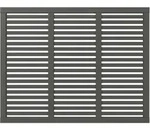 Plus Zaun Harmoni 180 X 140 Cm Umbragrau Fungizidbehandelt