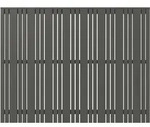 Plus Zaun Tangent 180 X 140 Cm Umbragrau Fungizidbehandelt