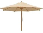 Schneider - Sonnenschirm Malaga Natur, &Oslash; 300 Cm Marktschirm