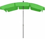 Tropico Mittelstockschirm Anthrazit/limette 210x140cm Gestell Stahl Anthrazit, Bezug