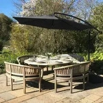 3m Freitragender Sonnenschirm Freischwinger Gartenschirm Mit Kippfunktion Und H&uuml;lle