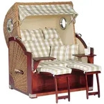 Sunnysmart Garten-strandkorb Rustikal 500 Plus Comfort 3/4-liegemodell 2-sitzer...
