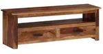 Tv-schrank 118x30x40 Cm Massivholz Vidaxl