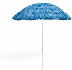 Dema - Hawaii Strohschirm Blau 160 Cm Uv30 Strandschirm Sonnenschirm Gartenschirm
