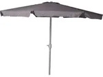 Marktschirm &Oslash; 300cm Grau Aluminium/textil