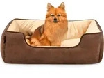 2-in-1 Hundebett Hundekissen Hundek&ouml;rbchen Hundesofa Gr&ouml;&szlig;e M 80x60 Cm Farbe