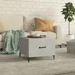Couchtisch Mit Metallbeinen Betongrau 50x50x40 Cm Vidaxl