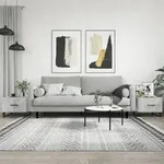 Vidaxl Couchtische 2 Stk. Betongrau 50x50x40 Cm Holzwerkstoff