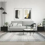 Couchtische 2 Stk. Schwarz 50x50x40 Cm Holzwerkstoff - Vidaxl