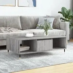 Couchtisch Grau Sonoma 104x60x35 Cm Holzwerkstoff Vidaxl