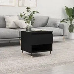 Couchtisch Schwarz 50x46x50 Cm Holzwerkstoff Vidaxl