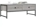 Vidaxl - Couchtisch Grau Sonoma 101x49x39,5 Cm Holzwerkstoff