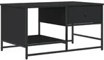 Couchtisch Schwarz 85,5x51x45 Cm Holzwerkstoff Vidaxl