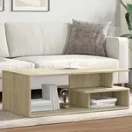 Couchtisch Sonoma-eiche 102x55x35 Cm Holzwerkstoff - Vidaxl
