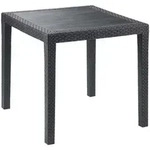 Ipae Progarden - Profiline Gartentisch King 79 X 79 X 72 Cm Rattanoptik Anthrazit