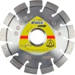 Klingspor - Dt 600 U Diamanttrennscheiben, 115 X 2,4 X 22,23 Mm 13 Segmente 20 X 2,4