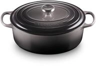 Le Creuset 21178314442430 Signature Oval Cocotte De Gusseisen, 31 Cm-flint Grey,