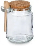 Glas Mit Korkdeckel Und Praktischem L&ouml;ffel, 250 Ml