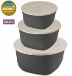 Koziol - Dosen Mit Deckeln 1 L + 2 L + 4 L Connect Box Stockholm, 3er-set