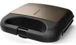 Black+decker Bxsa752e Sandwichmaker Schwarz Bronze 750w
