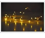 Spetebo - Led Micro Lichterkette - 40 Led Warmwei&szlig; - Draht Lichterkette Mit